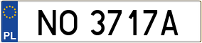 Truck License Plate